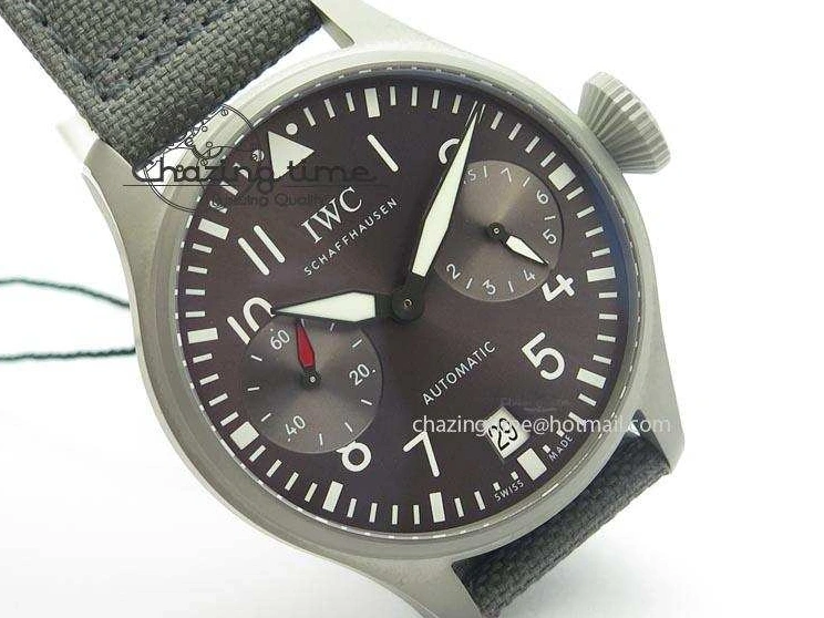 MIROTIME 0109 SunProtective Big Pilot Real PR IW500910 “Patrouille Suisse” ZF 1:1 Best Edition On Gray Nylon Strap 7278
